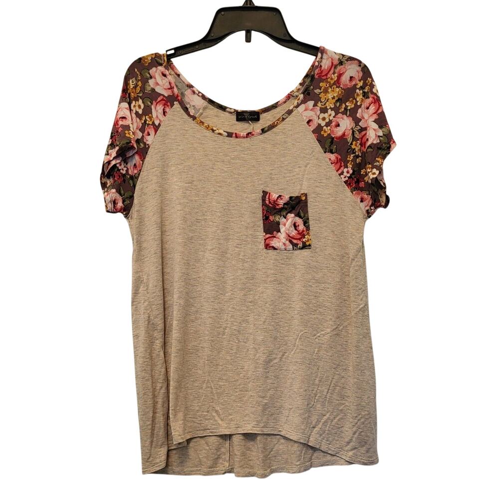 Urban Episode Women’s Short Sleeve T-Shirt Blouse Size 1XL